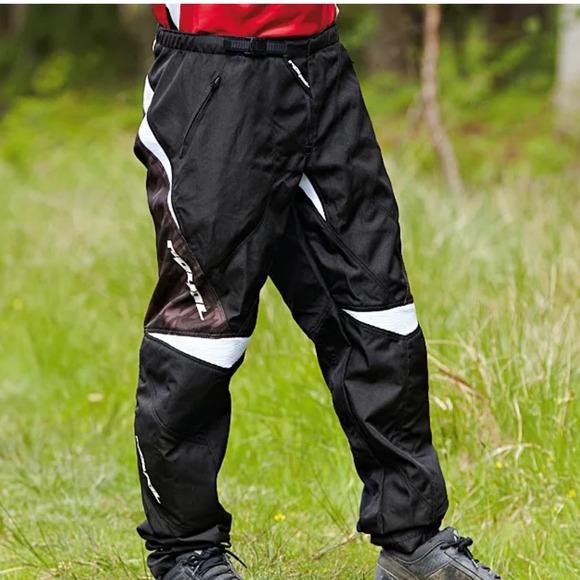 RIVAL Racing Youth Size M Black White MX Motocross Dirt Bike Pants - Picture 1 of 16